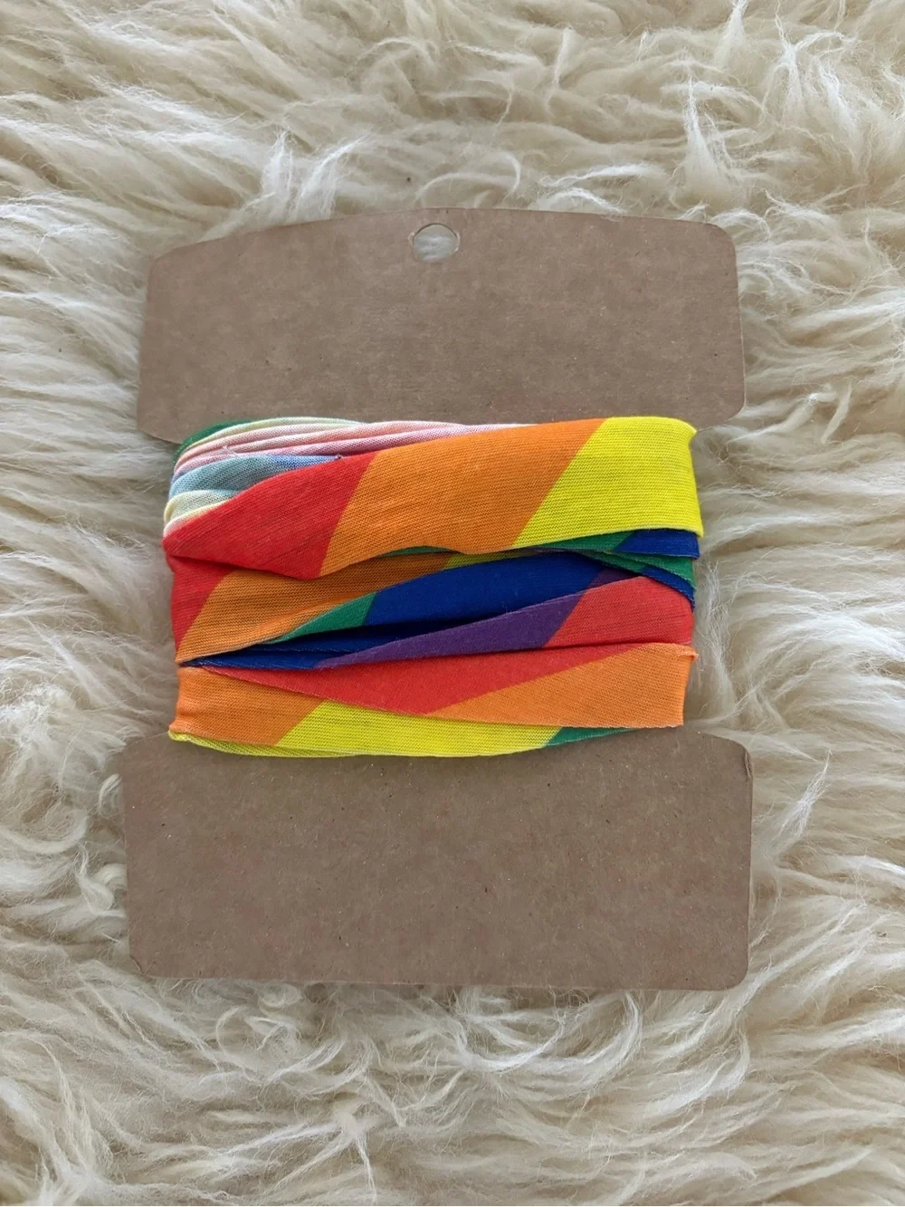 NWT Paths of the Spirit Rainbow Infinity Bandana Multicolor
